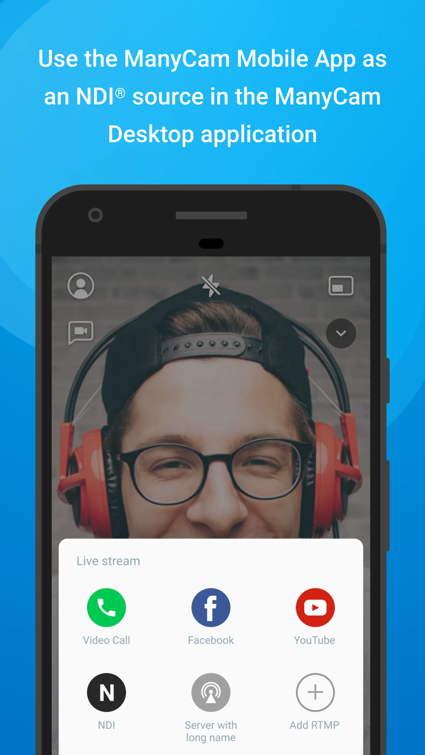 Capture d'écran ManyCam - Easy live streaming 2