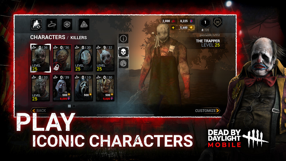 Capture d'écran de gameplay Dead by Daylight Mobile 4