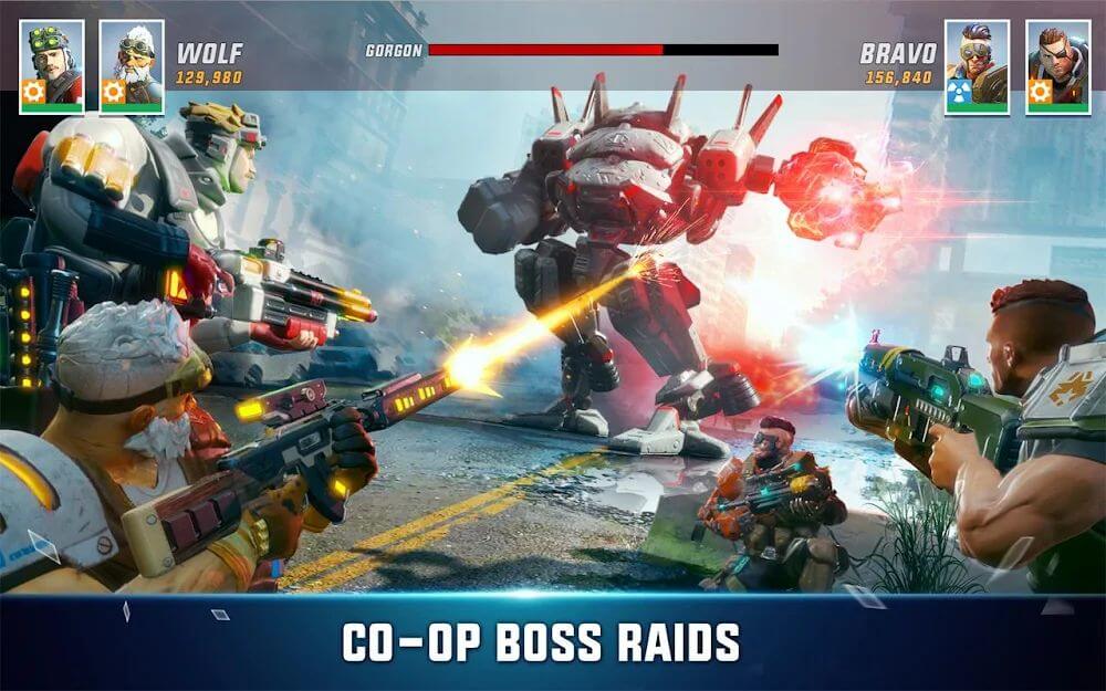 Tangkapan layar Hero Hunters 4