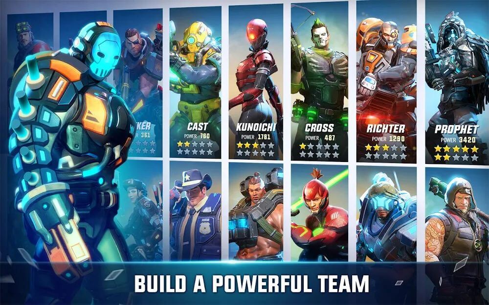 Tangkapan layar Hero Hunters 2