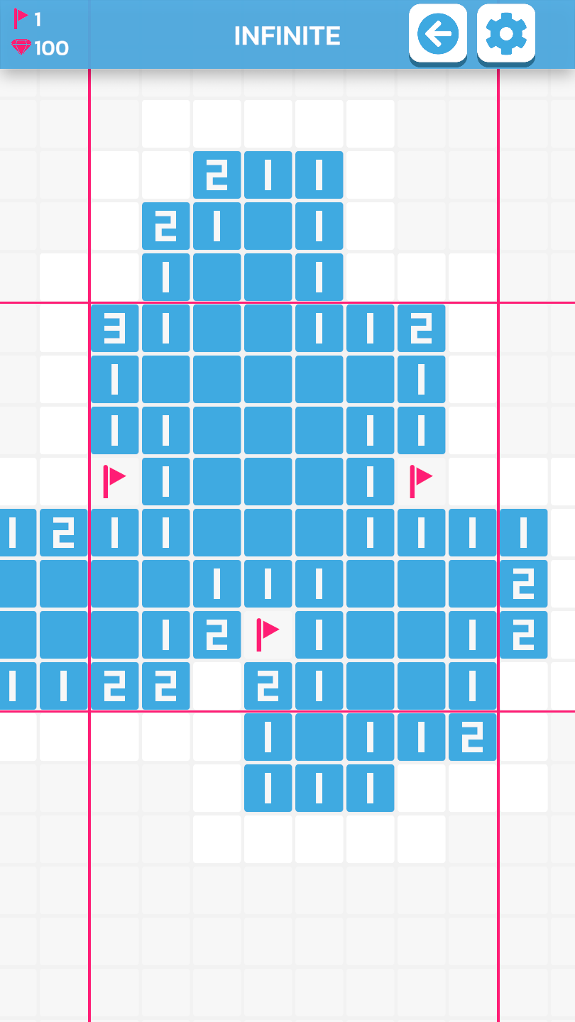 Aperçu du gameplay d'Infinite Minesweeper 1