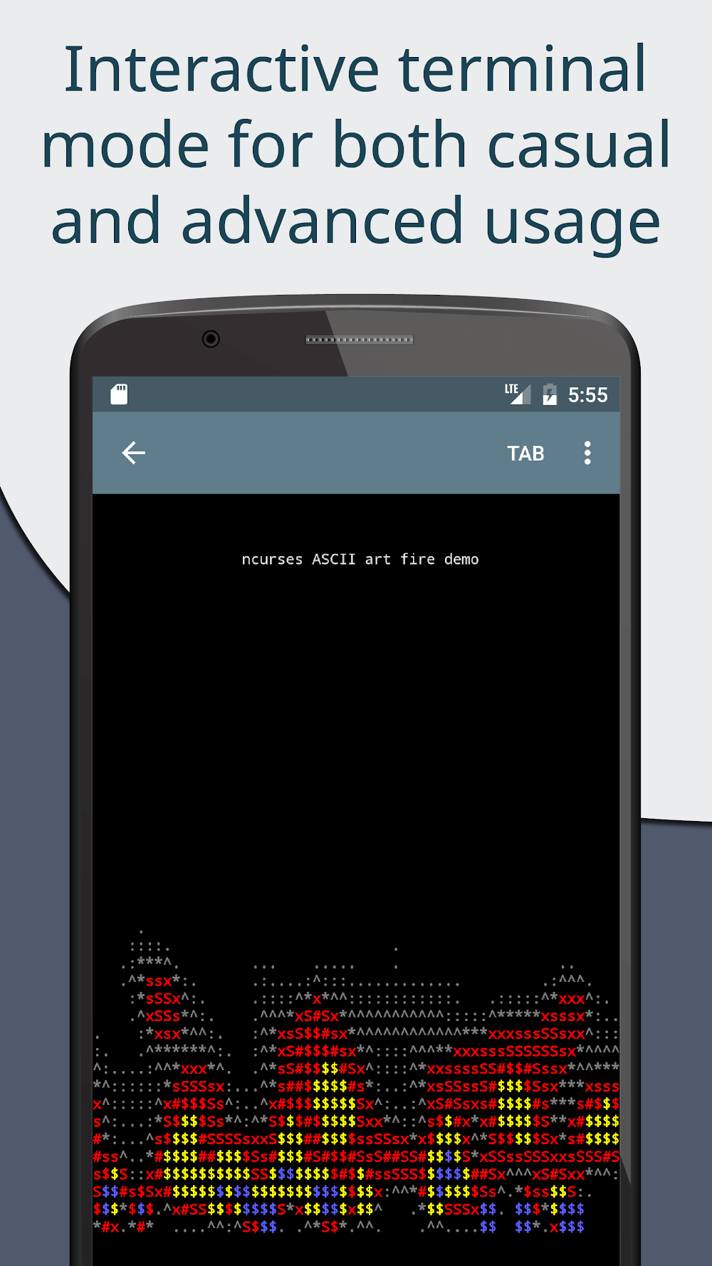 Capture d'écran de prévisualisation Cxxdroid 5