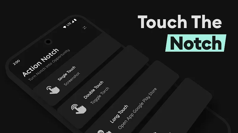 Action Notch: Touch The Notch captura de pantalla 2