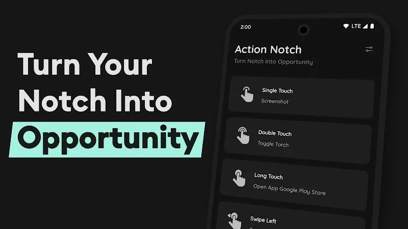 Action Notch: Touch The Notch captura de pantalla 4
