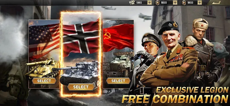 Grand War: WWII Strategy Games captura de pantalla 3