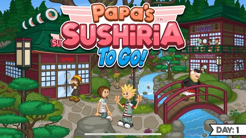 Papa's Sushiria To Go! gameplay screenshot 2