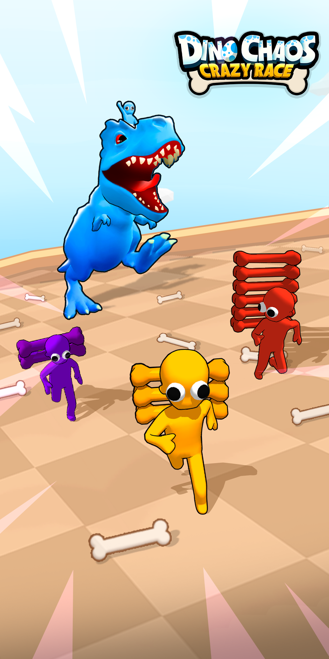 Aperçu du gameplay de Dino Chaos: Crazy Race 5
