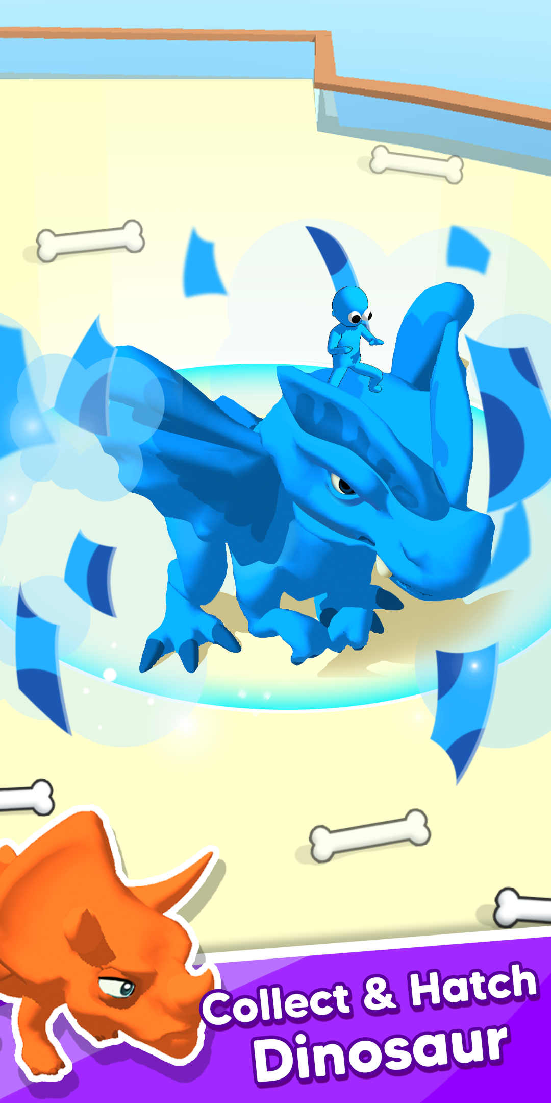 Aperçu du gameplay de Dino Chaos: Crazy Race 4