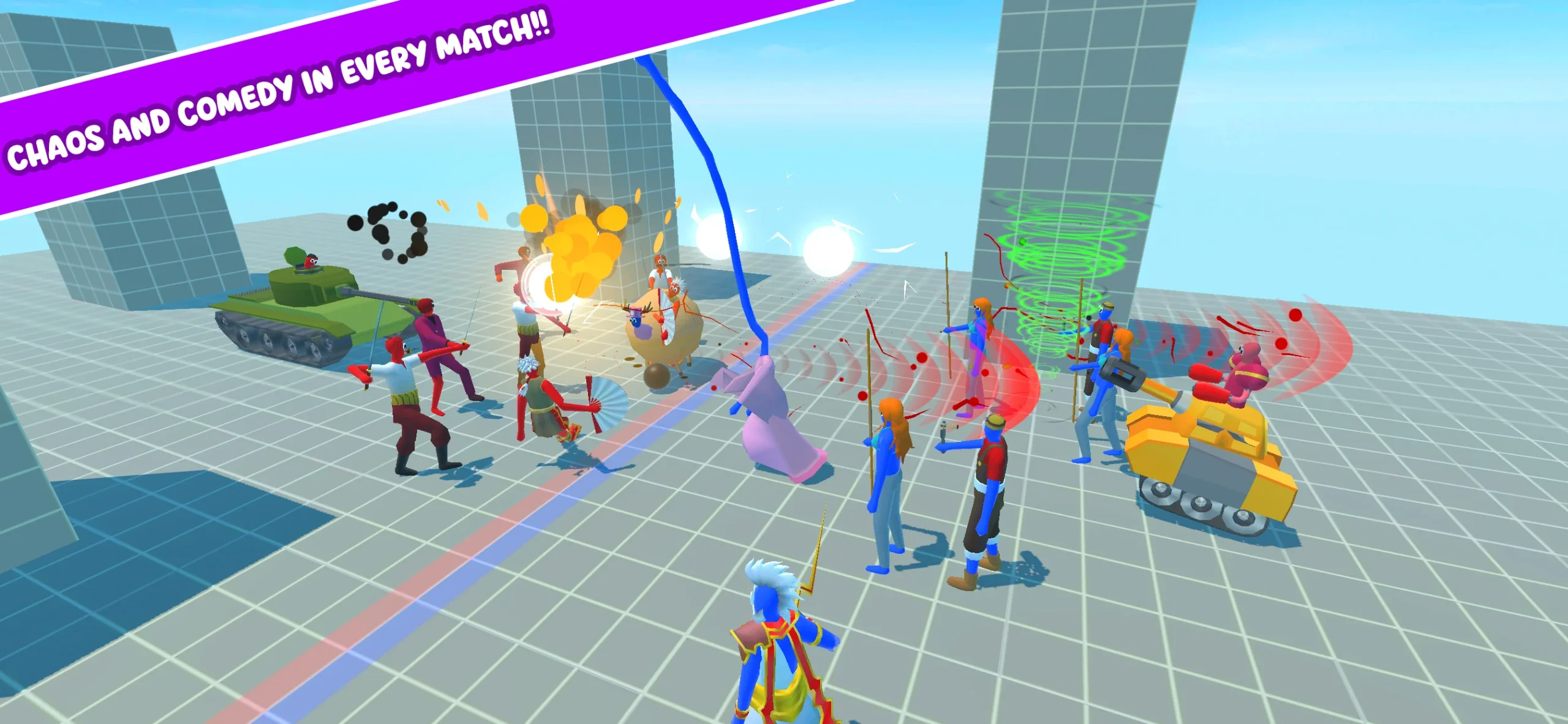Capture d'écran de gameplay Untitled Sandbox Battle 1