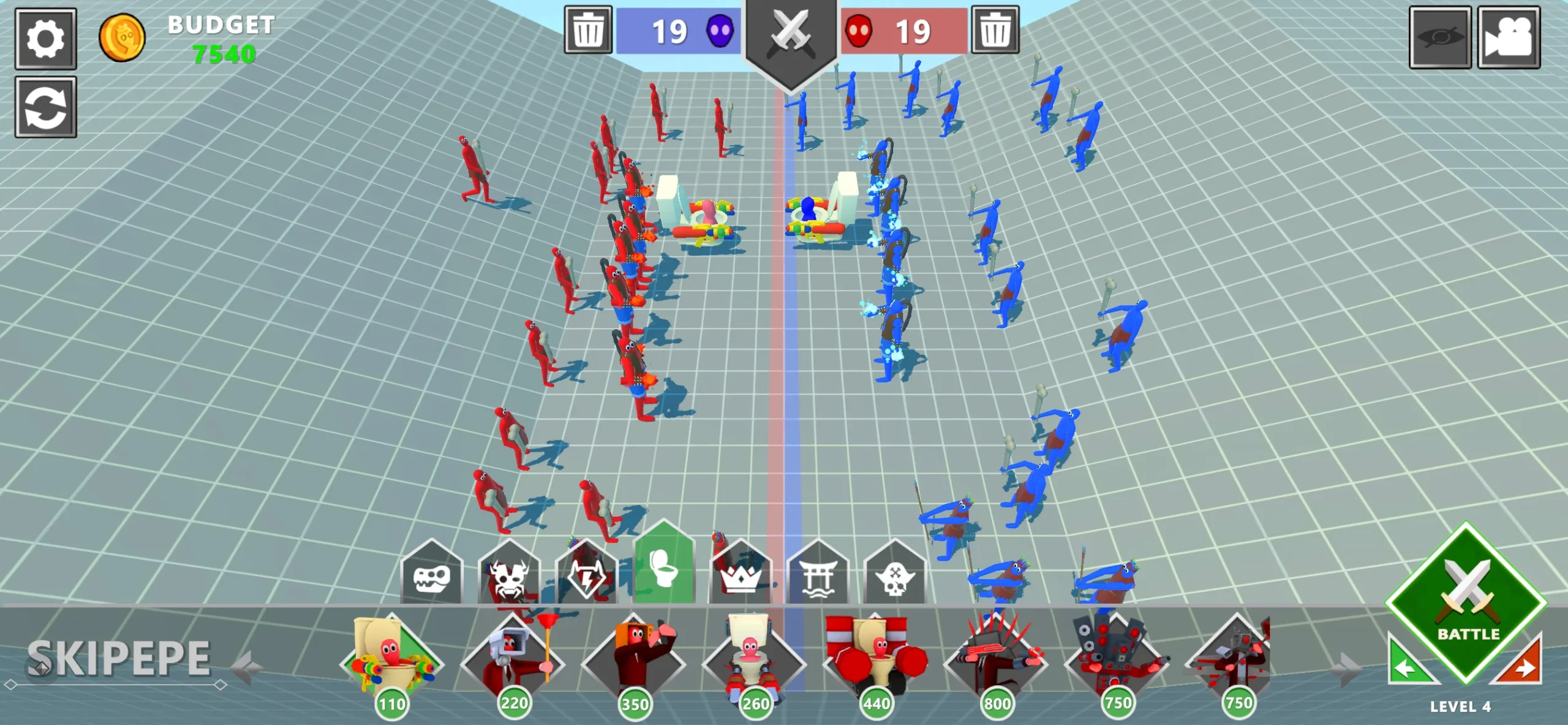 Capture d'écran de gameplay Untitled Sandbox Battle 4