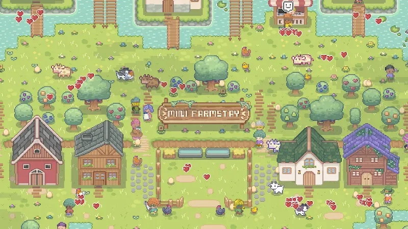 Mini Farmstay: Pixel Farm gameplay screenshot 2