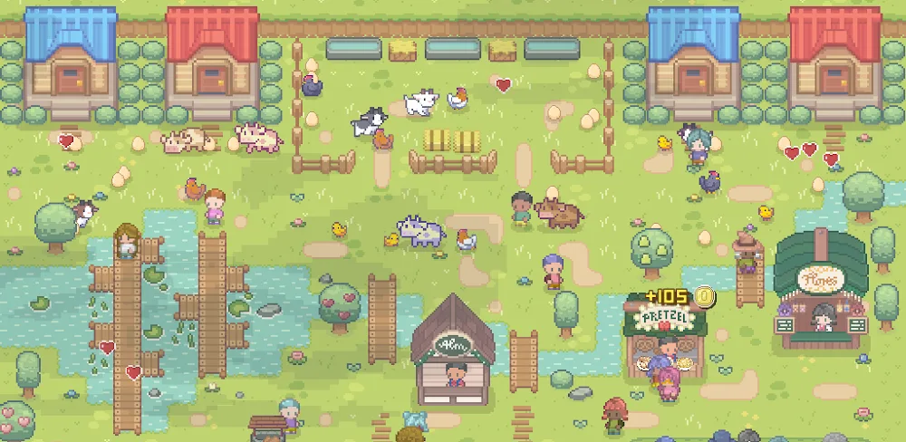 Mini Farmstay: Pixel Farm gameplay screenshot 1
