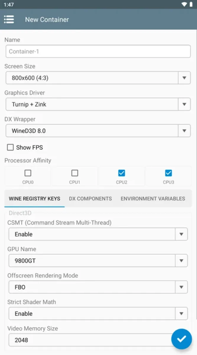 Winlator screenshot preview 2