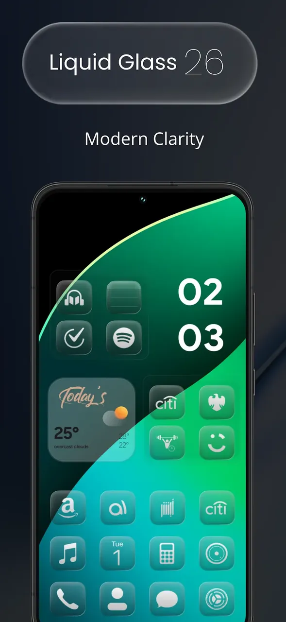 Liquid Glass 26 Icon Pack screenshot 3