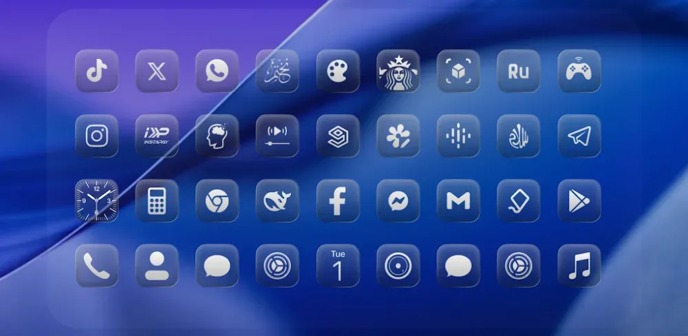 Liquid Glass 26 Icon Pack screenshot 1