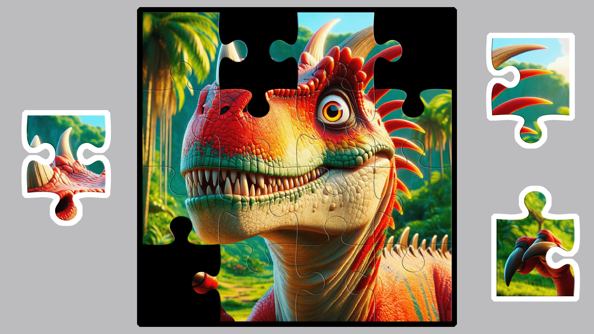 Capture d'écran de gameplay 4 de Dino Puzzle for Kids