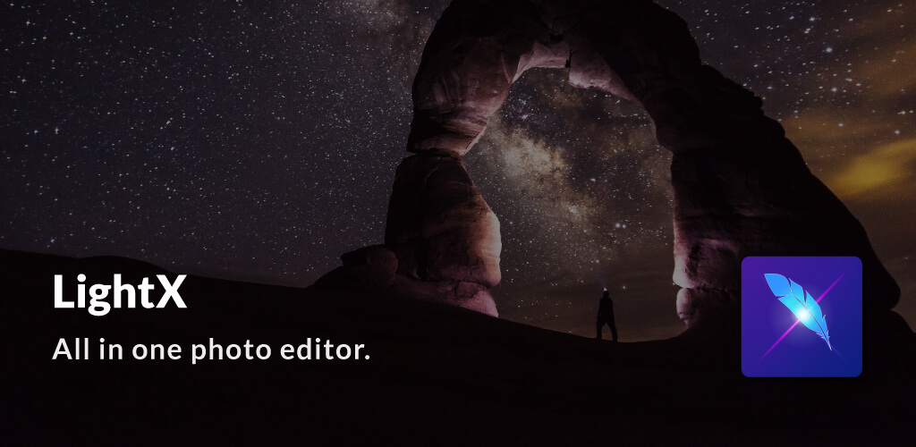Capture d'écran de l'application LightX Pro 1