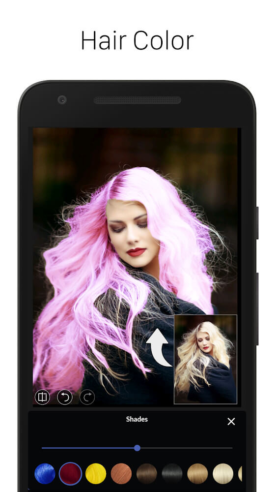 Capture d'écran de l'application LightX Pro 6