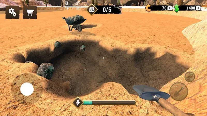 Wild West Miner - Gold Rush captura de pantalla 6