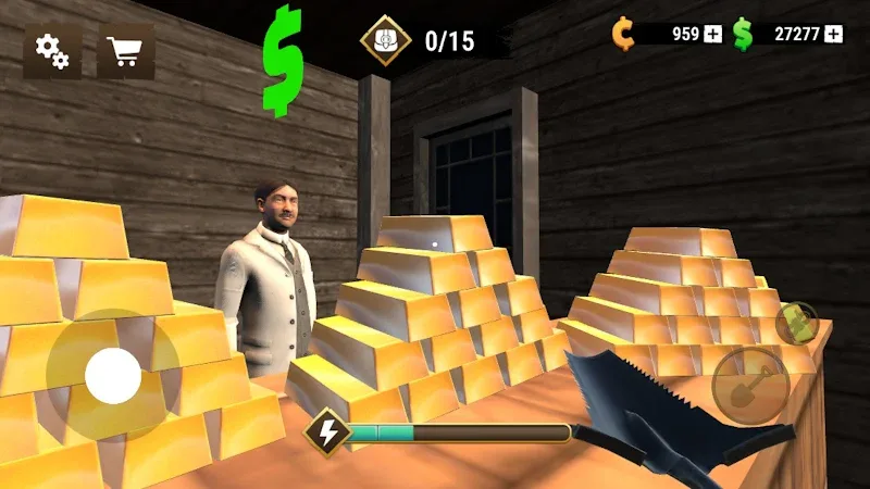 Wild West Miner - Gold Rush captura de pantalla 3