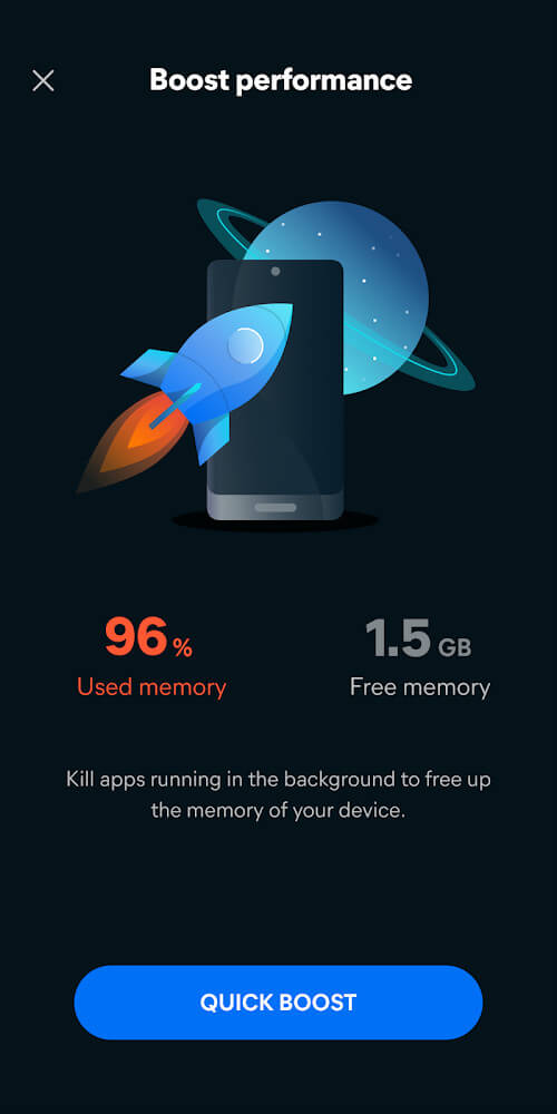 Avast Cleanup tangkapan layar dalam aplikasi 5