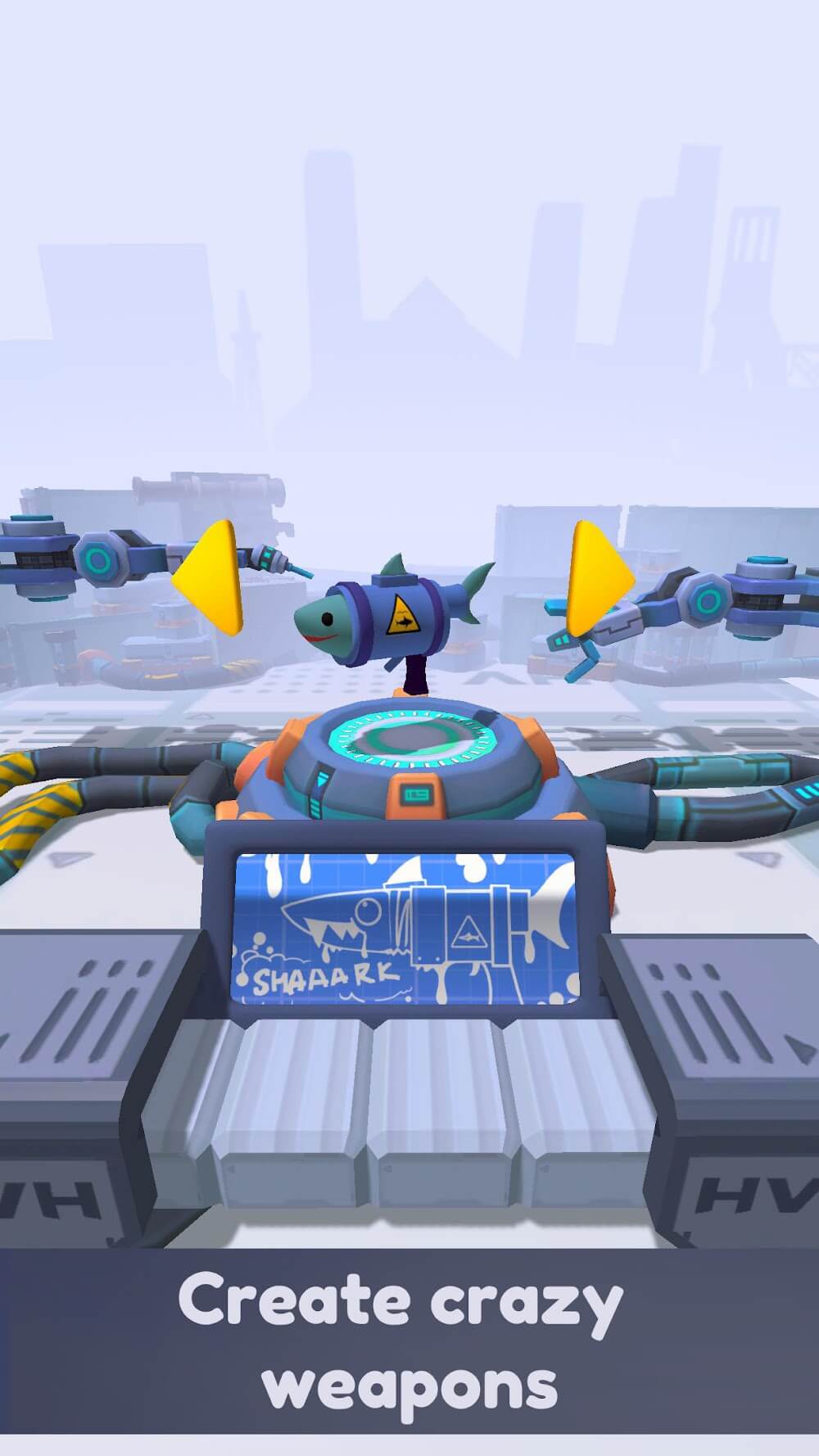 Capture d'écran du gameplay de Crazy Gun Inventor 2