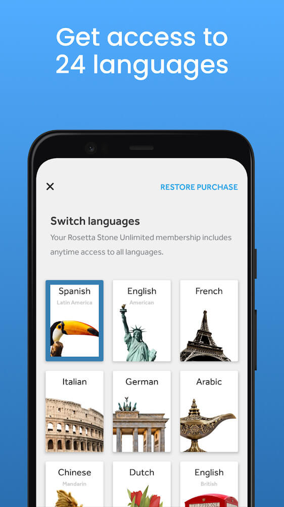Tangkapan Layar Rosetta Stone 4