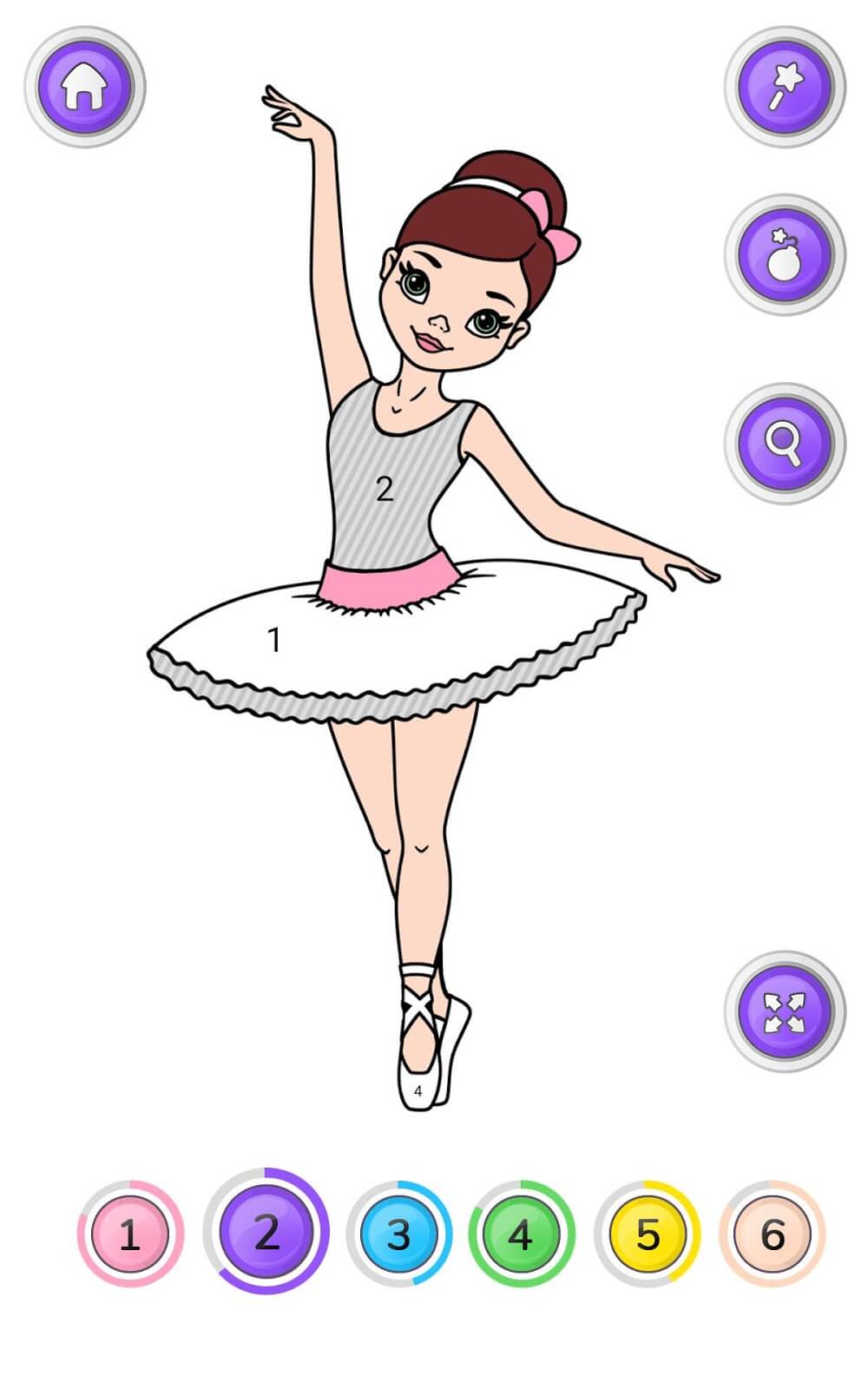 Capture d'écran de gameplay 7 de Girls Coloring Book for Girls