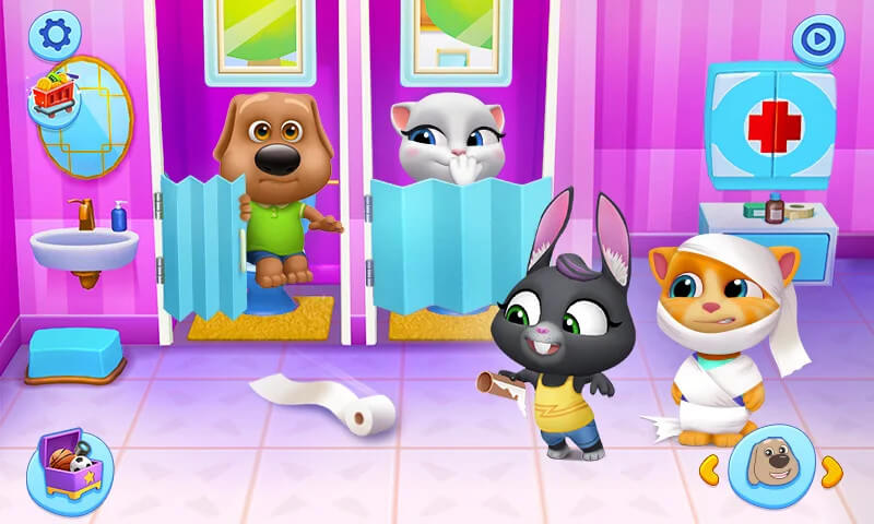 My Talking Tom Friends gameplay screenshot 3