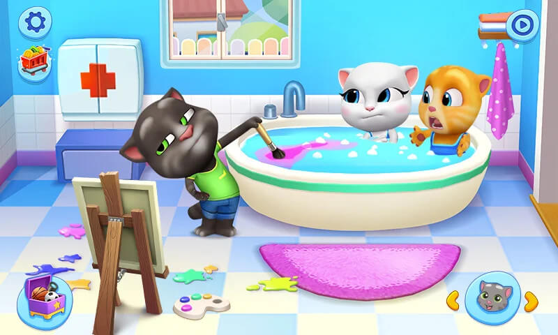 My Talking Tom Friends gameplay screenshot 2