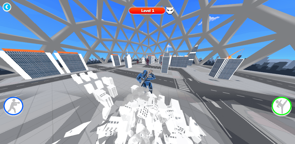 Capture d'écran du gameplay de Giant Fight
