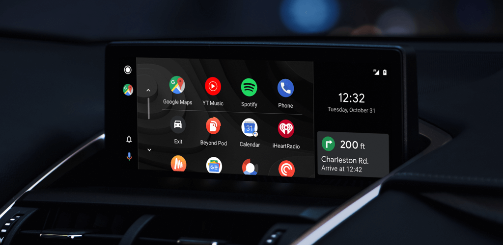 Android Auto interface preview 1