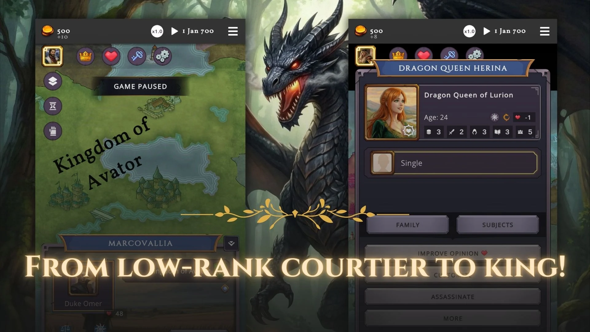 D'Arak'Or - Medieval Fantasy gameplay screenshot 3