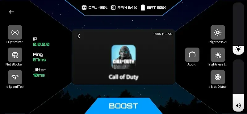 Game Panel screenshot preview 3