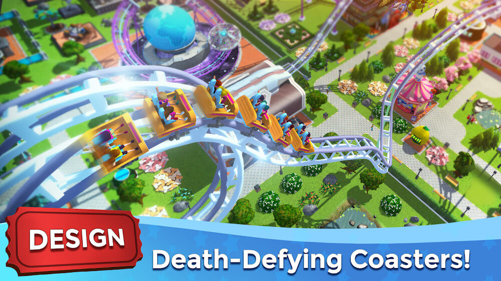 RollerCoaster Tycoon Touch gameplay preview 3