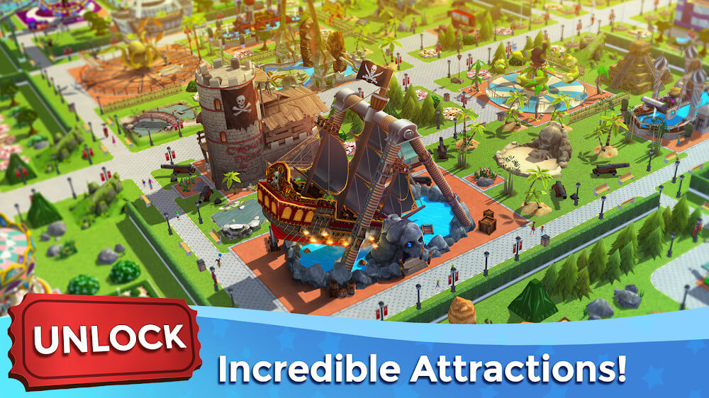 RollerCoaster Tycoon Touch gameplay preview 4