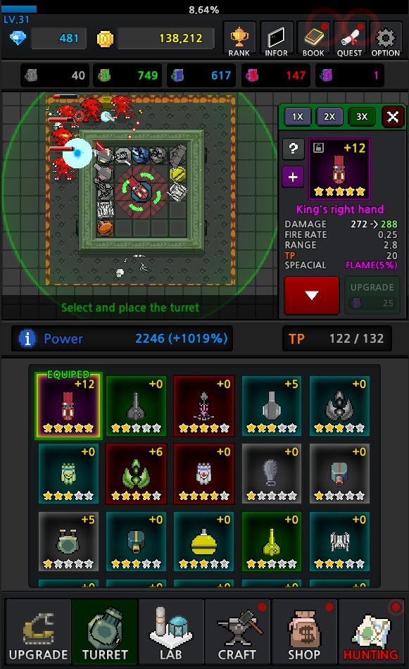 Grow Turret gameplay screenshot 4
