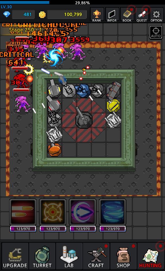Grow Turret gameplay screenshot 2