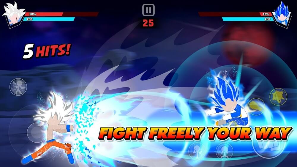 Stickman Battle Fight gameplay screenshot 2