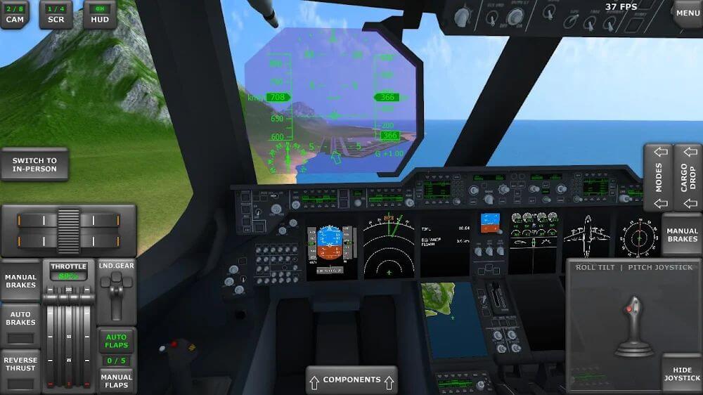 Turboprop Flight Simulator 3D tangkapan layar 4