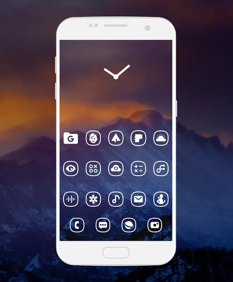 Pratinjau Whicons - White Icon Pack 6