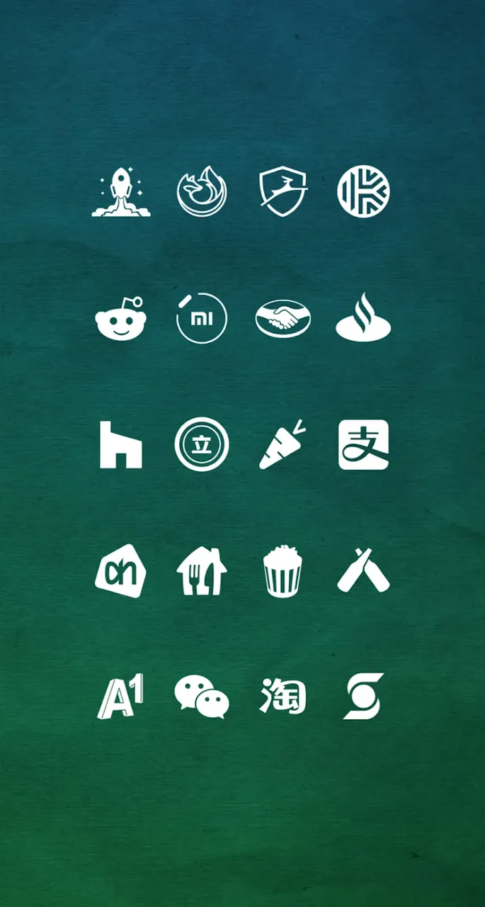 Pratinjau Whicons - White Icon Pack 5