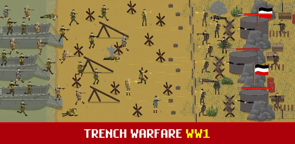 Trench Warfare WW1: RTS Battle gameplay screenshot 1