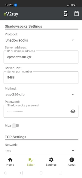 e-V2ray app screenshot 2