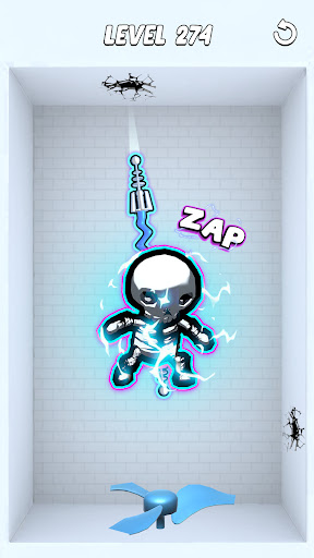 Captura de pantalla del gameplay de Spring Spear: Aim & Snap 3