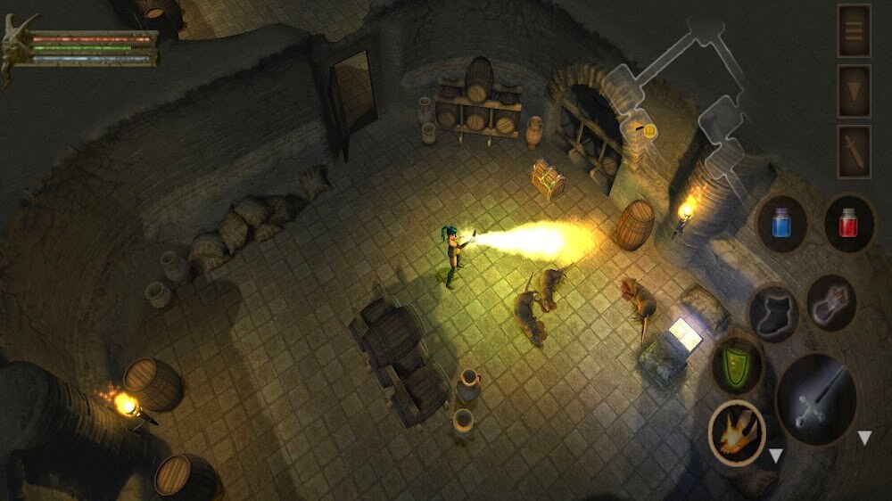 Baldurs Gate: Dark Alliance captura de pantalla 5