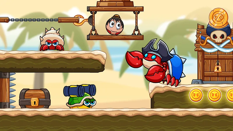 Ball V – Red Boss Challenge gameplay screenshot 2