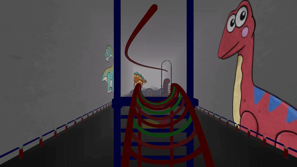 Captura de pantalla del juego Ban Evil Garden Escape Room 3D 3