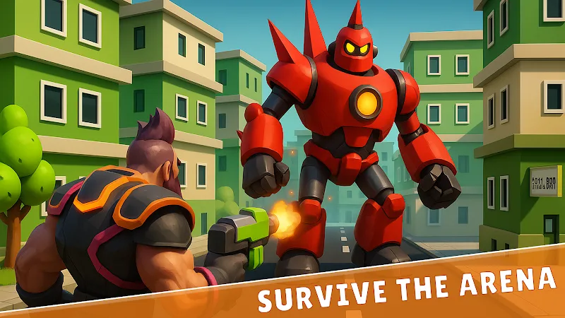 Battle Brawl: Mad Heroes 3D captura de pantalla 2