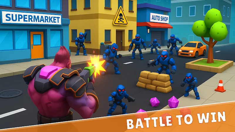 Battle Brawl: Mad Heroes 3D captura de pantalla 3